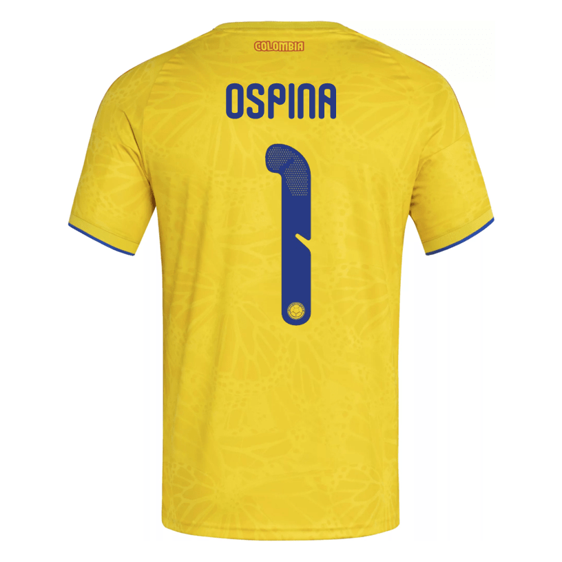 adidas Men's Ospina Colombia 2026 Authentic Home Jersey (Impact Yellow) | SoccerWearhouse