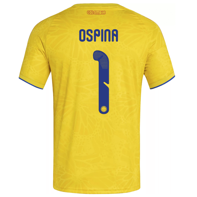 adidas Men's Ospina Colombia 2026 Home Jersey (Impact Yellow) | SoccerWearhouse