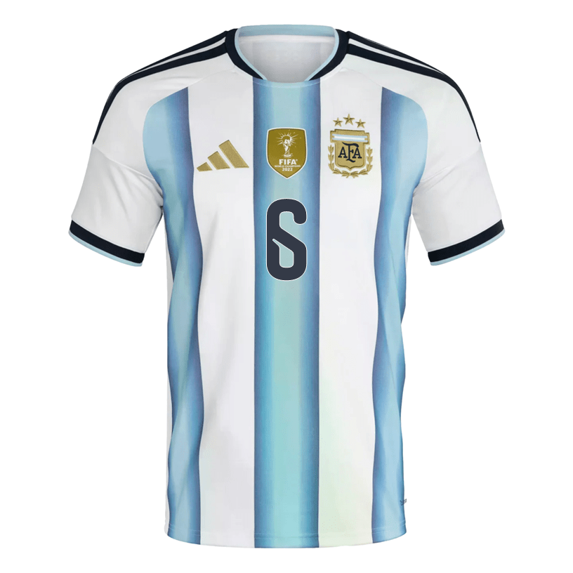 adidas Men's Otamendi Argentina 2026 Home World Cup Jersey (White/Icey Light Blue) | SoccerWearhouse