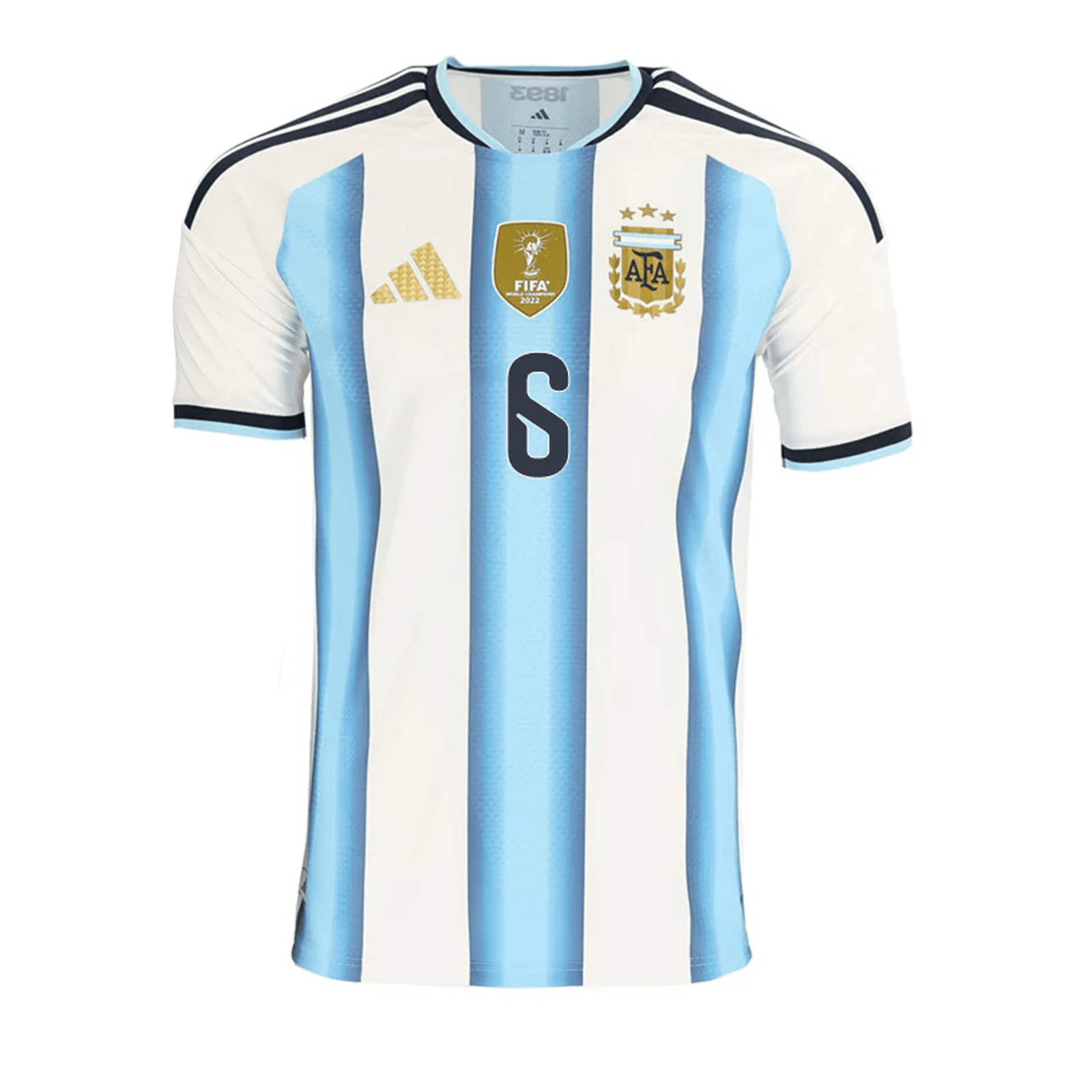adidas Men's Otamendi Argentina Match Authentic Player 2026 Home Jersey w/ FIFA World Cup 26™ Patch (White/Icy Blue) | SoccerWearhouse