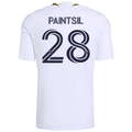 adidas Men's Paintsil  LA Galaxy Home Stadium Jersey 26/27 (White)