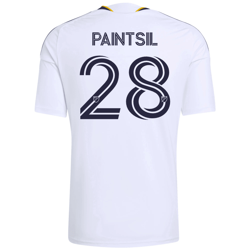 adidas Men's Paintsil LA Galaxy Home Stadium Jersey 26/27 (White) | SoccerWearhouse