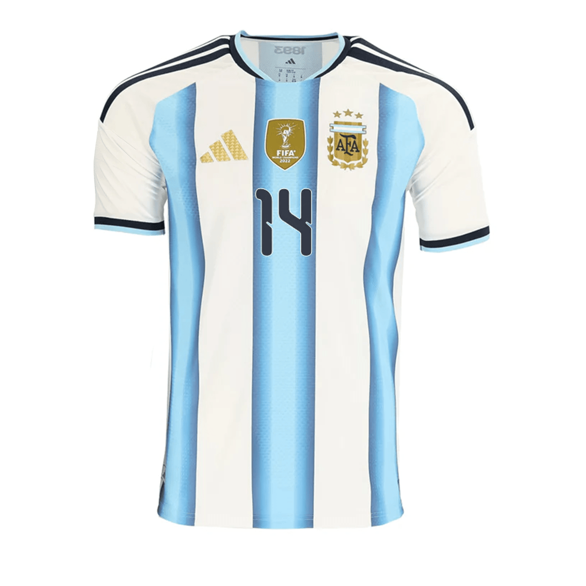adidas Men's Palacios Argentina Match Authentic Player 2026 Home Jersey w/ FIFA World Cup 26™ Patch (White/Icy Blue) | SoccerWearhouse