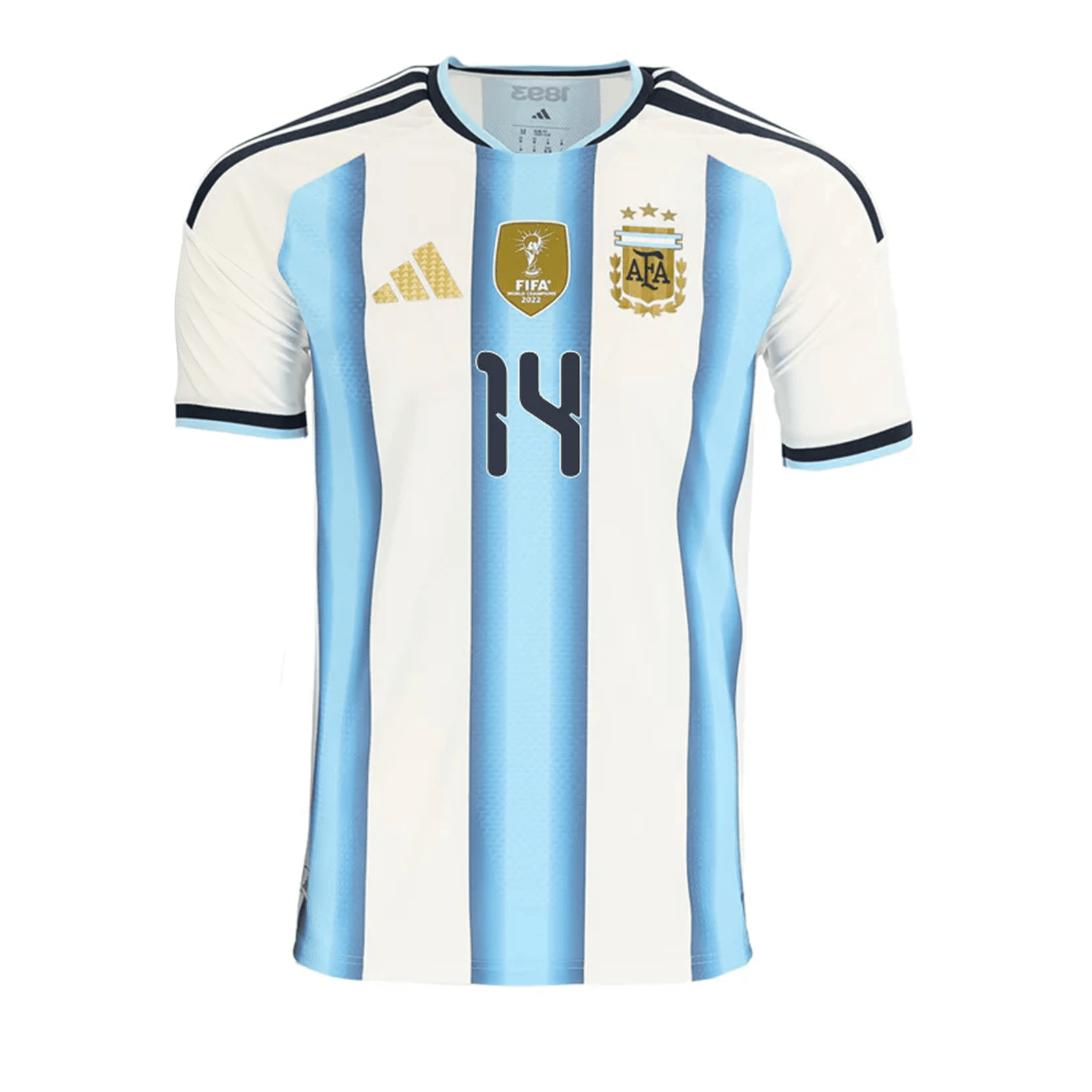 adidas Men's Palacios Argentina Match Authentic Player 2026 Home Jersey w/ FIFA World Cup 26™ Patch (White/Icy Blue) | SoccerWearhouse