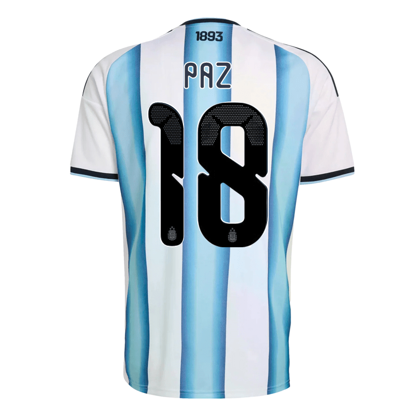 adidas Men's Paz Argentina 2026 Home World Cup Jersey (White/Icey Light Blue) | SoccerWearhouse