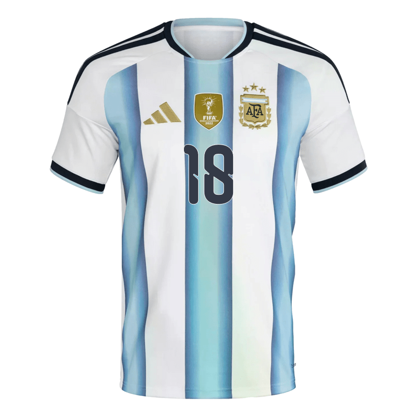 adidas Men's Paz Argentina 2026 Home World Cup Jersey (White/Icey Light Blue) | SoccerWearhouse