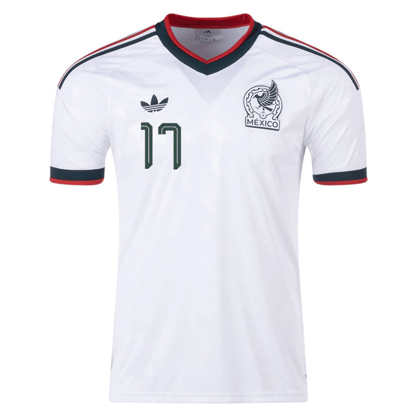 adidas Men's pineda Mexico 2026 Away Stadium Jersey (White) | SoccerWearhouse