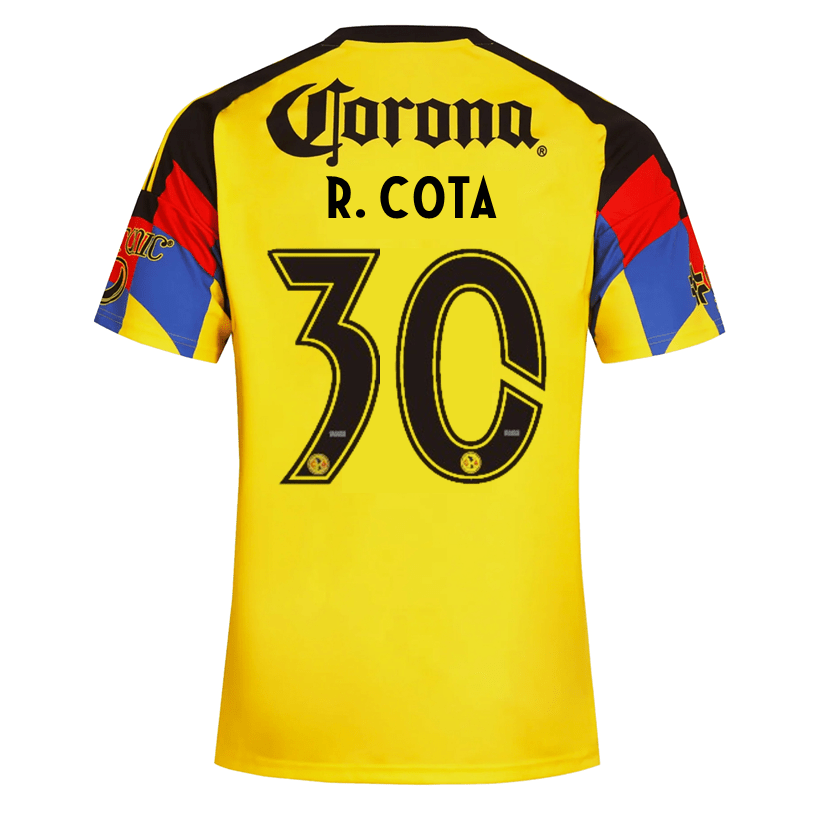 adidas Men's R. Cota Club America Home Jersey 25/26 (Yellow) | SoccerWearhouse