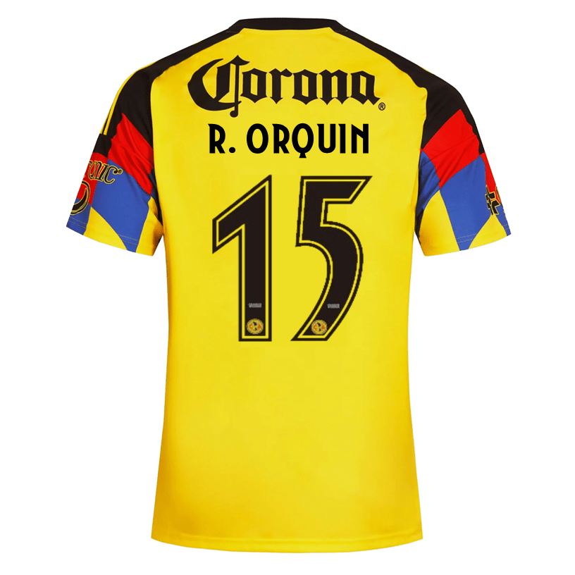 adidas Men's R. Orquin Club America Home Jersey 25/26 (Yellow) | SoccerWearhouse