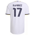 adidas Men's Ramirez LA Galaxy Authentic Match Home Jersey 26/27 (White)