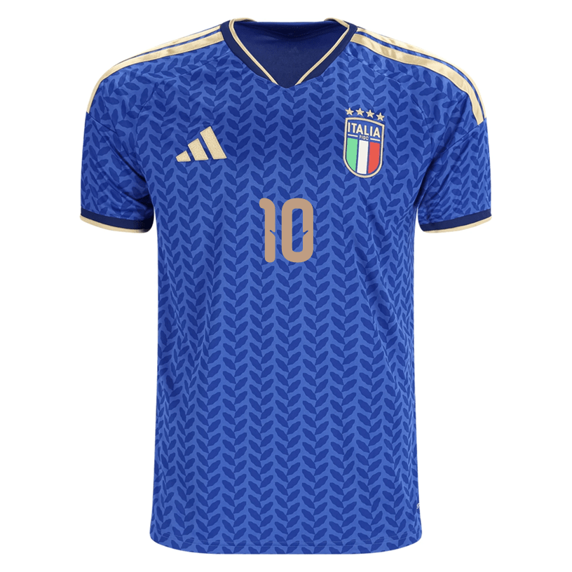 adidas Men's Raspadori Italy Home Stadium Jersey 2026 (Bold Blue) | SoccerWearhouse