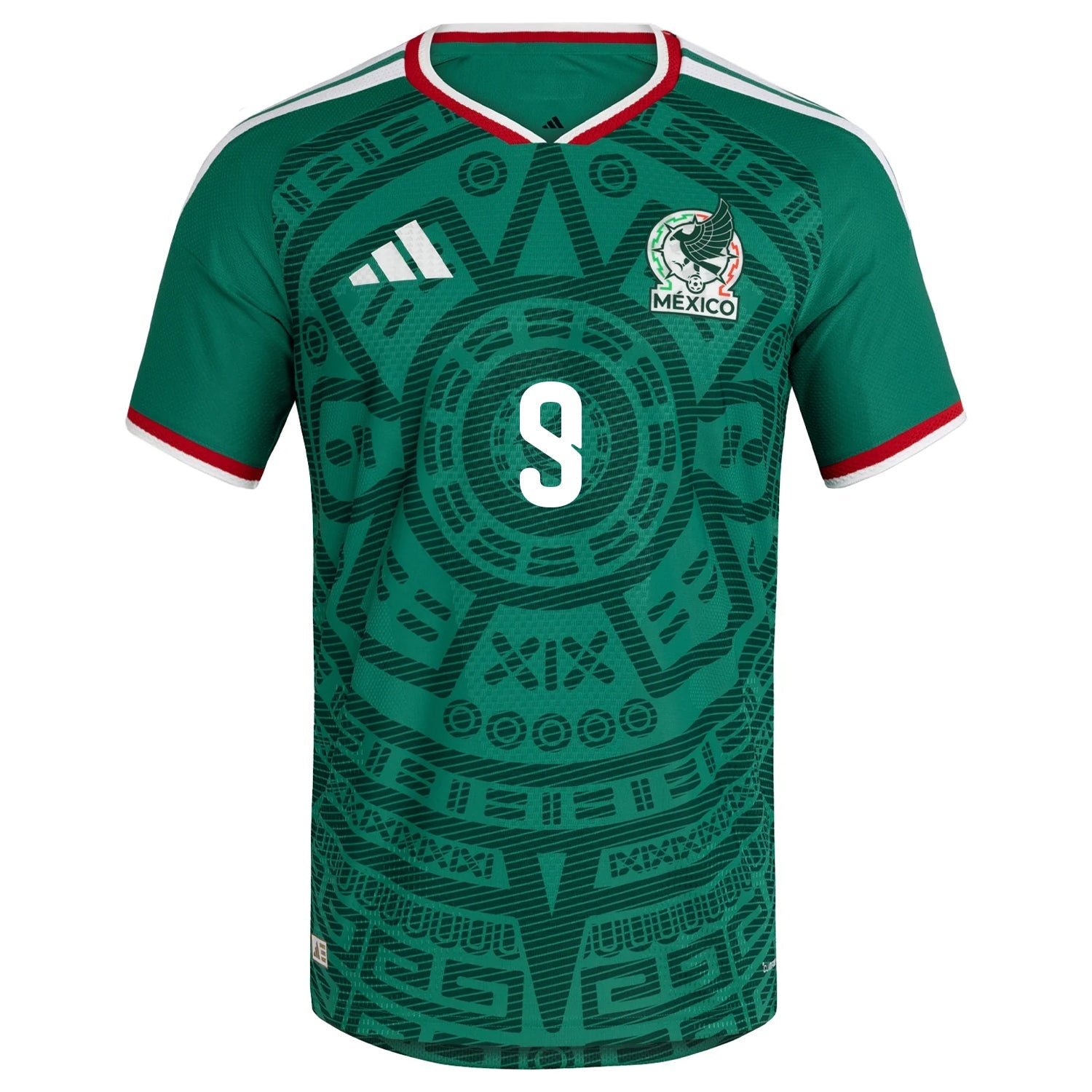 adidas Men's Raúl Jiménez Mexico Authentic Home 2026 World Cup Jersey (Bold Green) | SoccerWearhouse