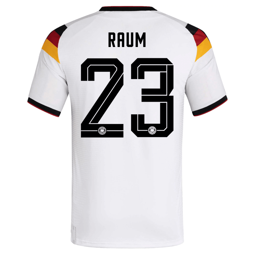adidas Men's Raum Germany Authentic Home World Cup Jersey 2026 (White/Black) | SoccerWearhouse