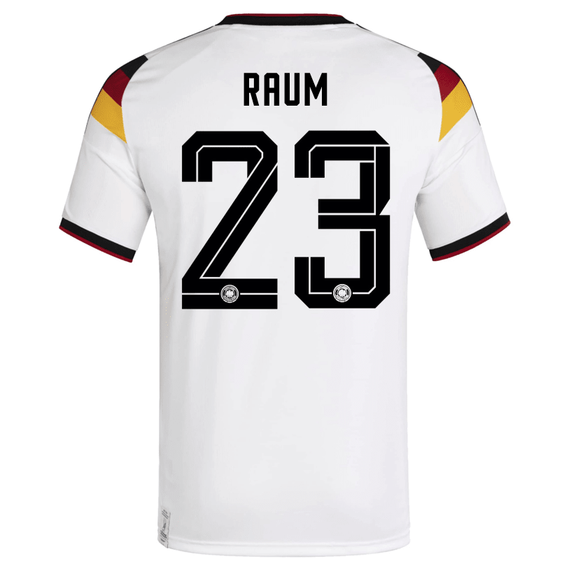 adidas Men's Raum Germany Home World Cup Jersey 2026 (White/Black) | SoccerWearhouse