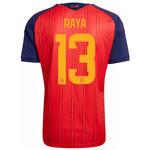 adidas Men's Cucurella Spain World Cup Home Jersey 2026 (Vivid Red)
