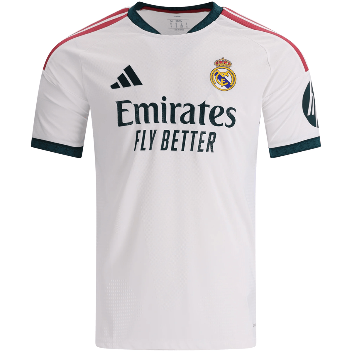 adidas Mens Real Madrid Authentic Home Jersey 26/27 (White) | SoccerWearhouse
