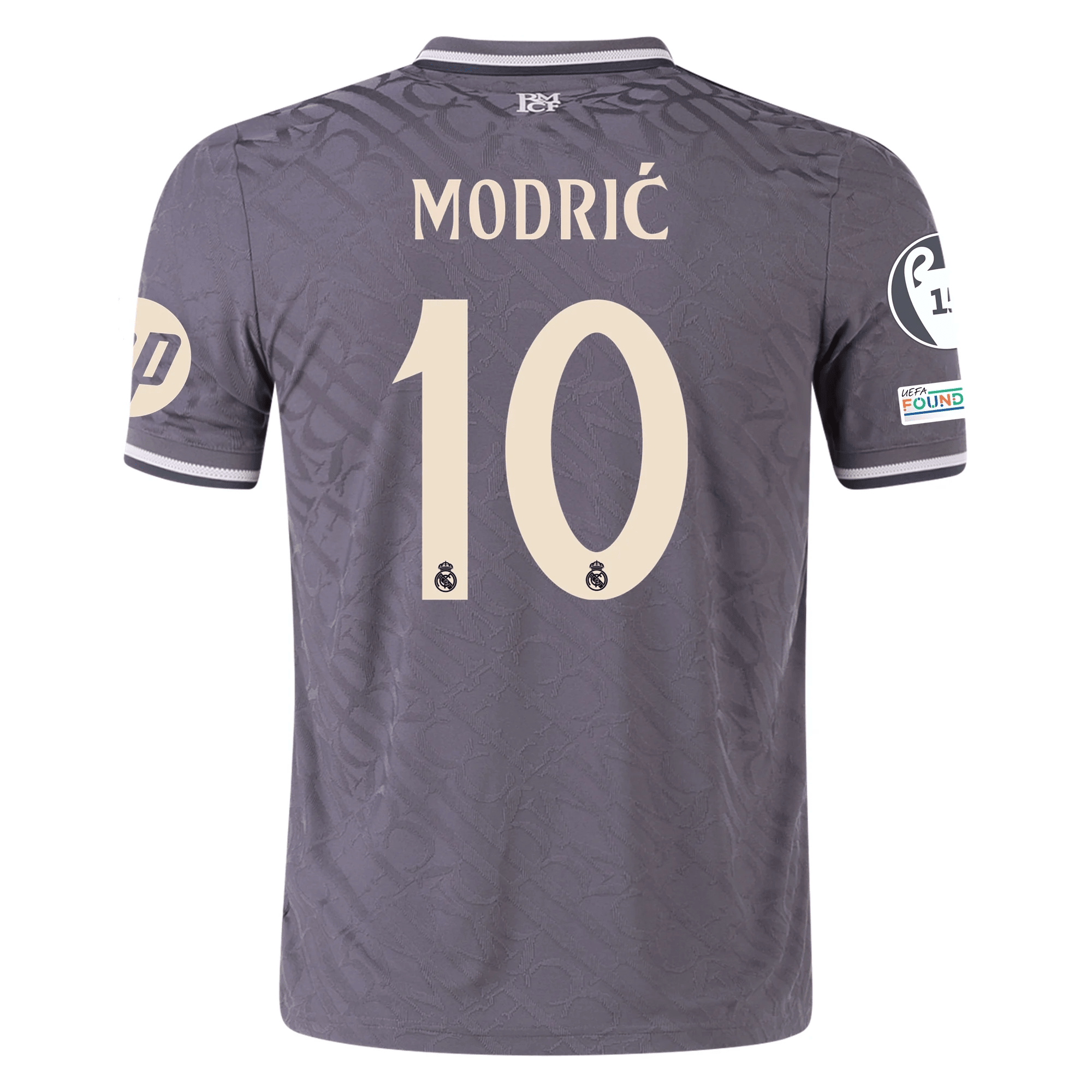 adidas Men's Real Madrid Authentic Luka Modric Third Jersey w/ Champio