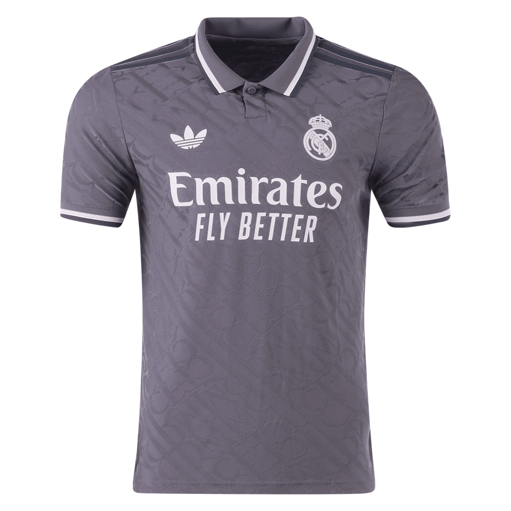 【Real Madrid】 メンズサードシャツ24/25 チャコール・未開封 adidas Men's Real Madrid Authentic Third Jersey 24/25 (Charcoal)