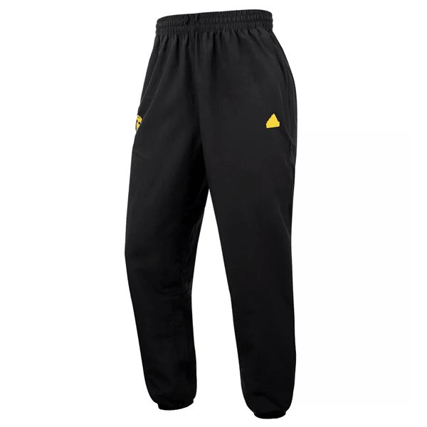 adidas Men's Real Madrid Lifestyle Woven Pant (Black) | SoccerWearhouse