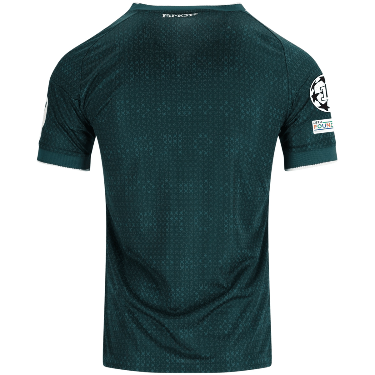 adidas Men's Real Madrid Match Authentic Away Jersey w/ Champions League Patches 26/27 (Green) | SoccerWearhouse