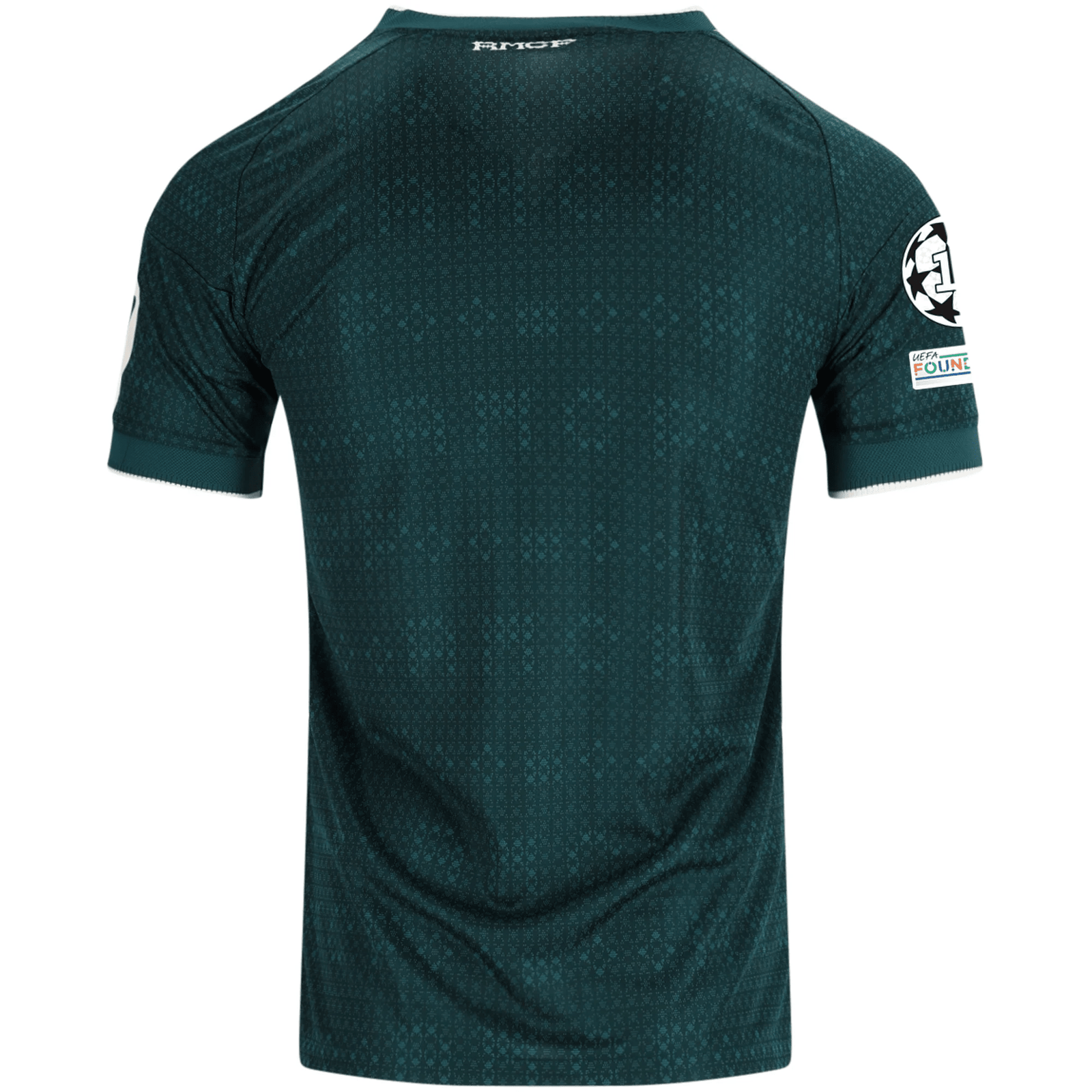 adidas Men's Real Madrid Jude Bellingham Match Authentic Away Jersey w/ Champions League Patches 26/27 (Green) | SoccerWearhouse