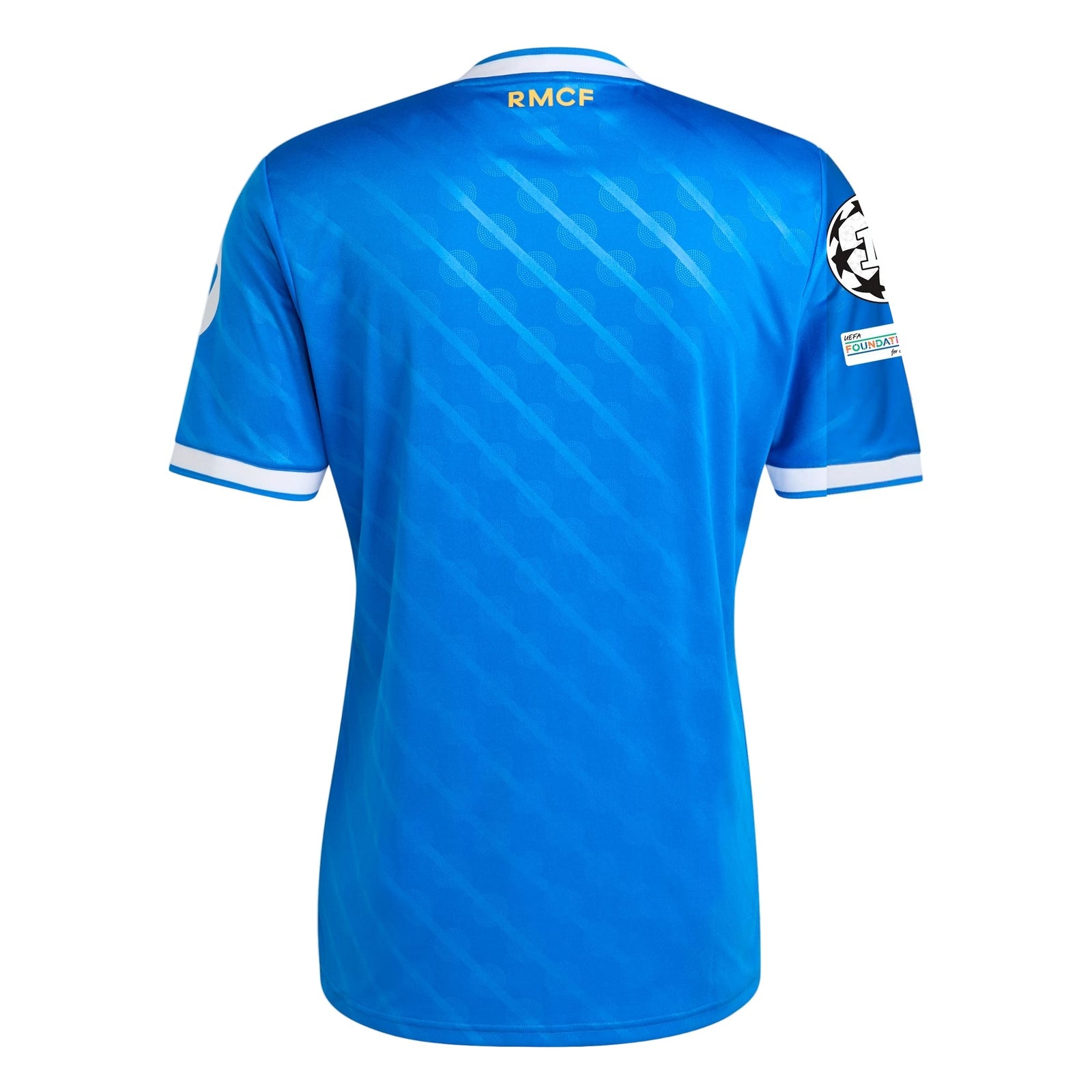 adidas Men's Real Madrid Third Jersey 25/26 w/ Champions League Patches (Blue/White) | SoccerWearhouse