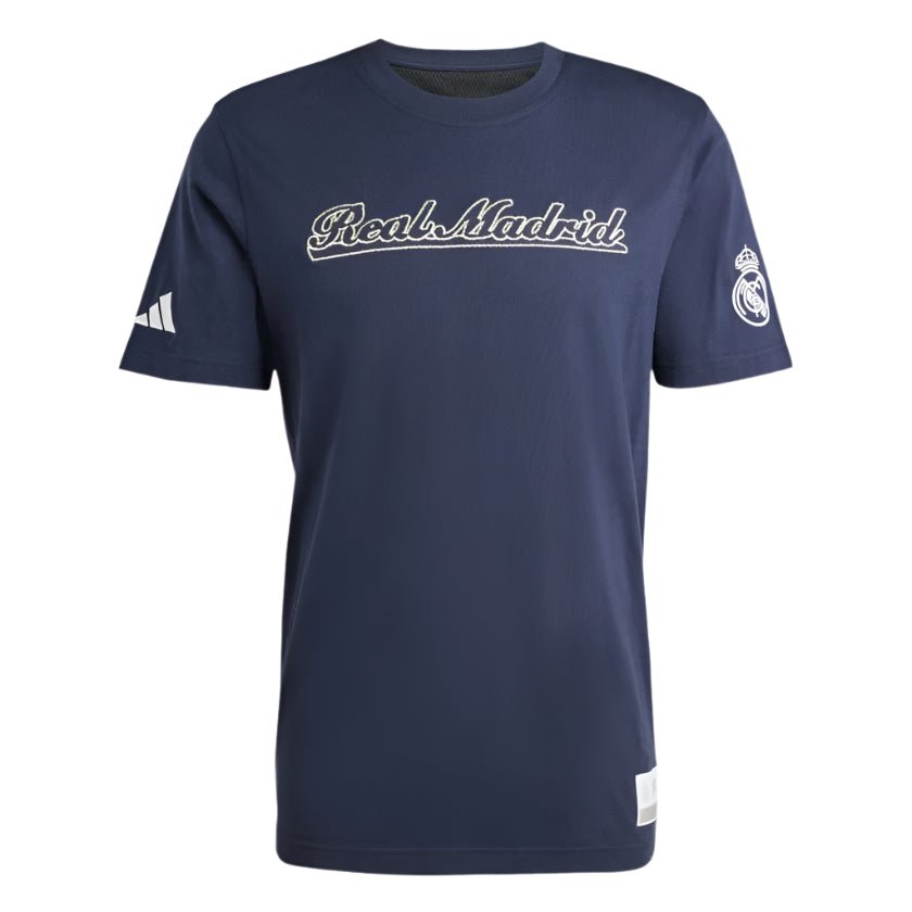 adidas Men's Real Madrid US Pack T-Shirt (Legend Ink/White) | SoccerWearhouse