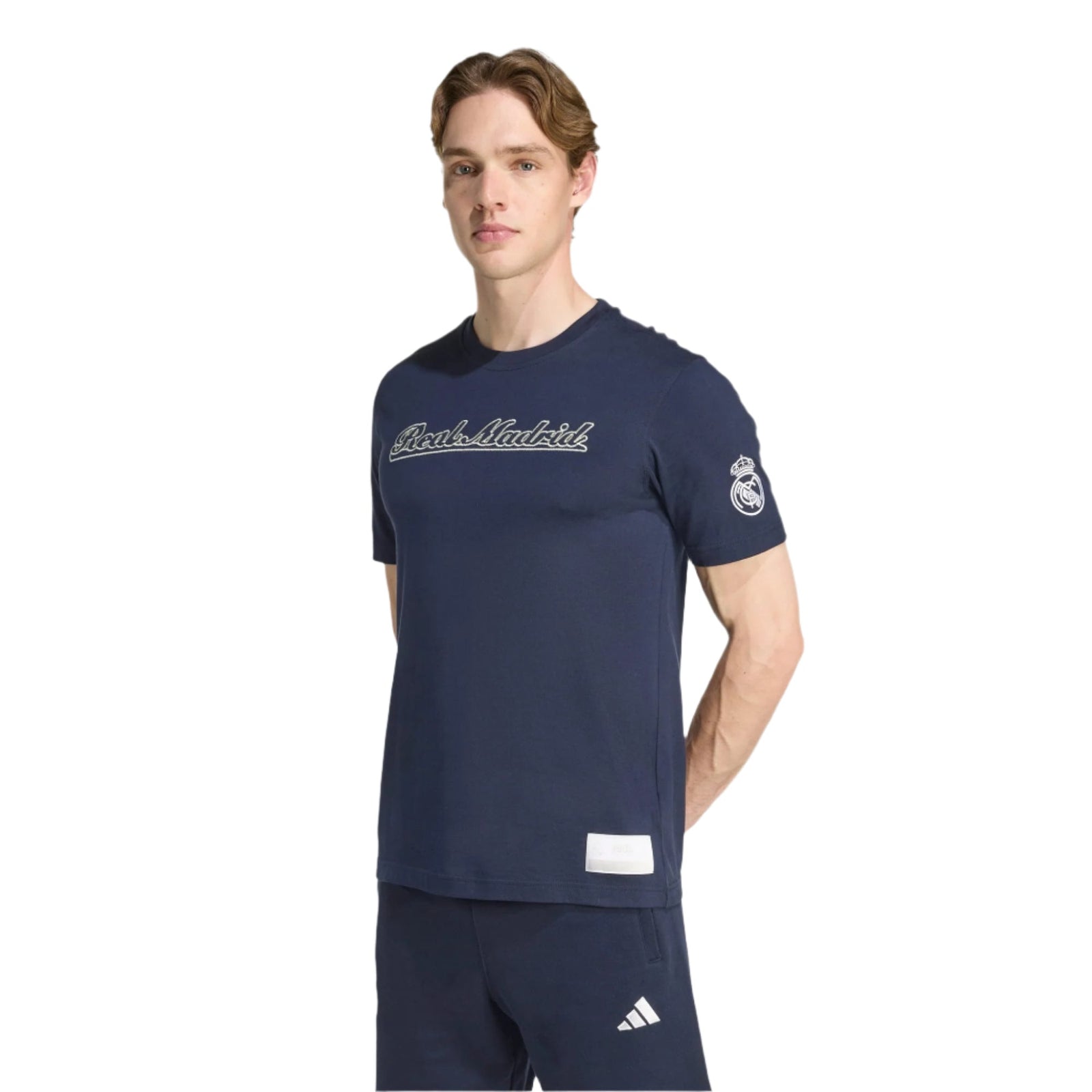 adidas Men's Real Madrid US Pack T-Shirt (Legend Ink/White) | SoccerWearhouse