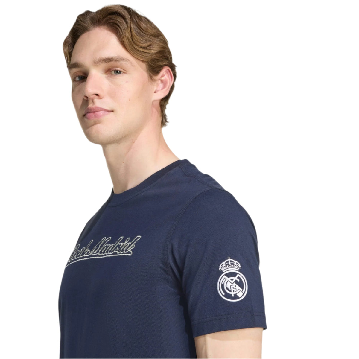 adidas Men's Real Madrid US Pack T-Shirt (Legend Ink/White) | SoccerWearhouse