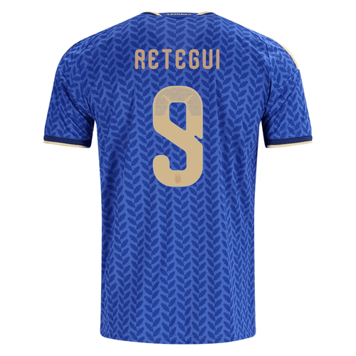 adidas Men's Retegui Italy Home Stadium Jersey 2026 (Bold Blue) - S