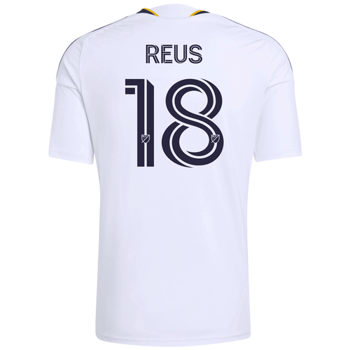 adidas Men's Reus LA Galaxy Home Stadium Jersey 26/27 (White) - S