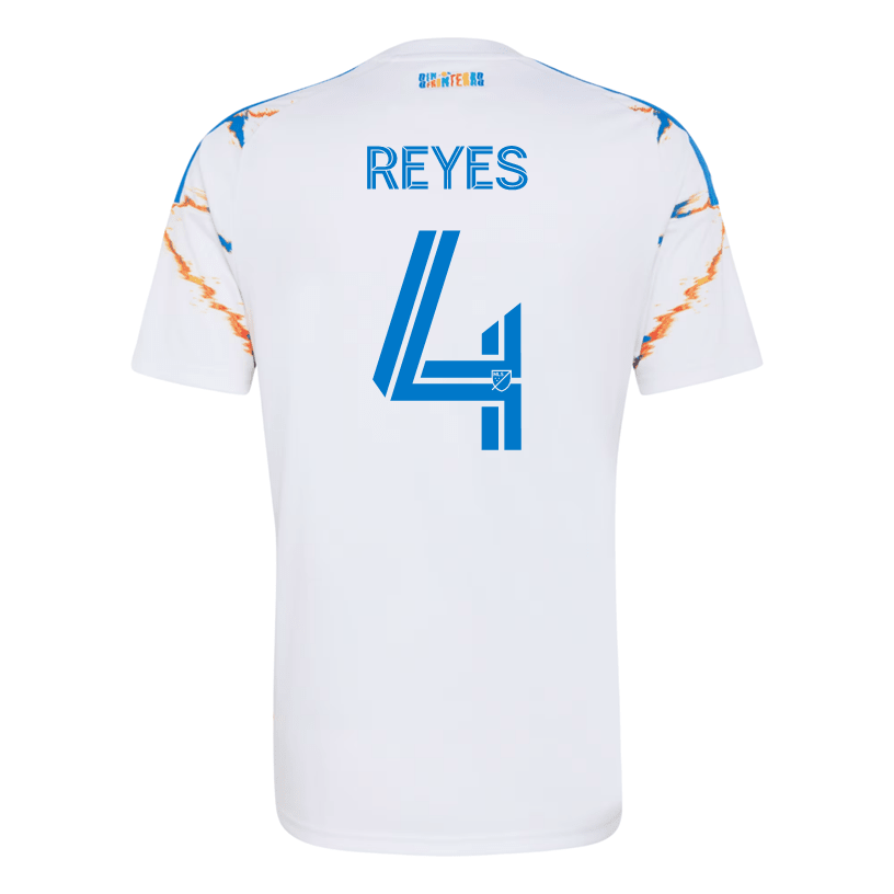 S Reyes adidas Men's Reyes San Diego FC 26/27 Away Stadium Jersey (White)