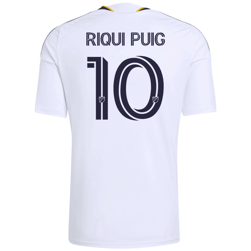 adidas Men's Riqui Puig LA Galaxy Home Stadium Jersey 26/27 (White) | SoccerWearhouse