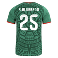 adidas Men's Roberto Alvarado Mexico Home 2026 World Cup Jersey (Bold Green)