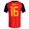 adidas Men's Rodri Spain Authentic World Cup Home Jersey 2026 (Vivid Red)