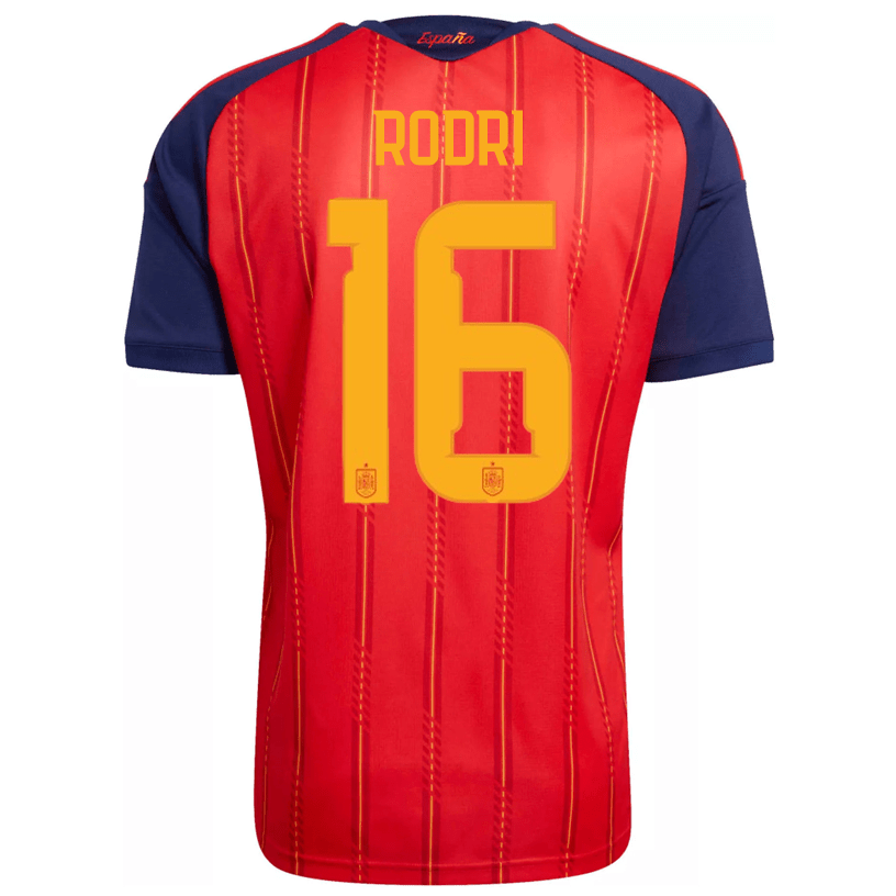 adidas Men's Rodri Spain World Cup Home Jersey 2026 (Vivid Red) | SoccerWearhouse