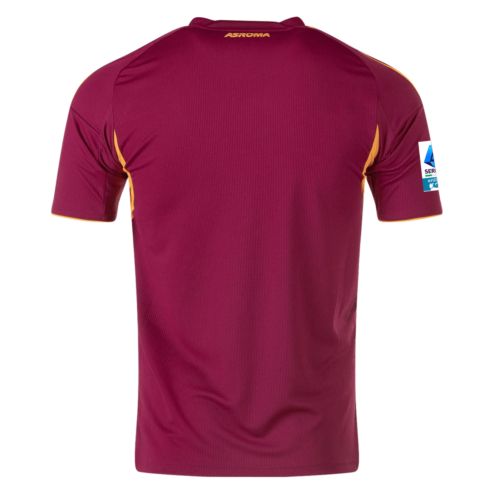 adidas Men's Roma Home Jersey w/ Serie A Patch 25/26 (Burgundy) | SoccerWearhouse