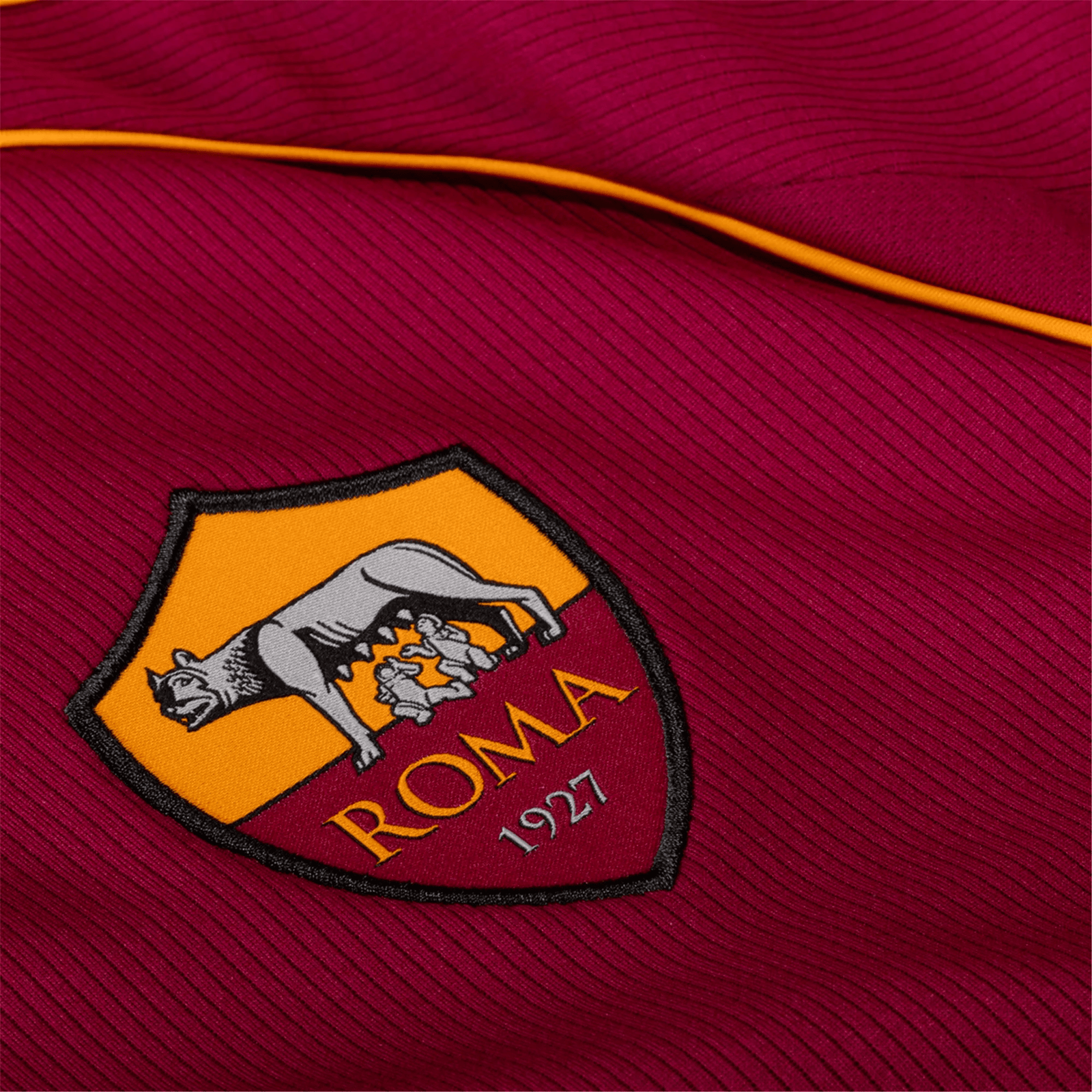adidas Men's Roma Manu Kone Home Jersey w/ Europa League Patches 25/26 (Burgundy) | SoccerWearhouse