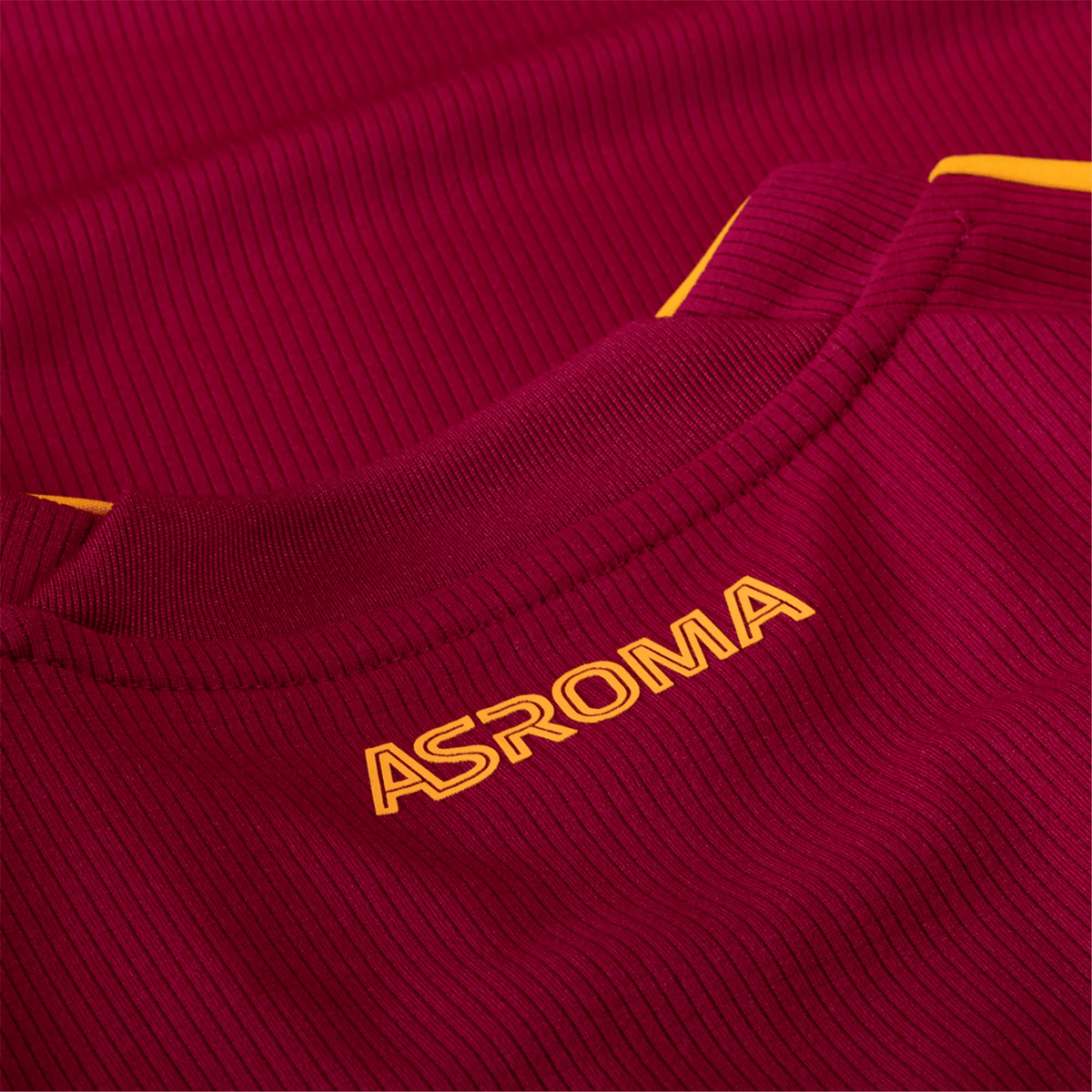 adidas Men's Roma Manu Kone Home Jersey w/ Europa League Patches 25/26 (Burgundy) | SoccerWearhouse