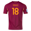 adidas Men's Roma Matías Soulé Home Jersey w/ Serie A Patch 25/26 (Burgundy)