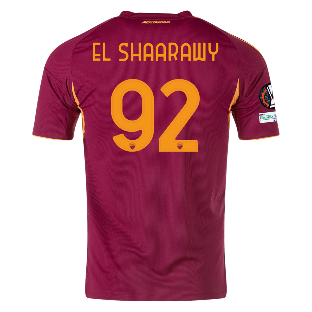 adidas Men's Roma Stephan El Shaarawy Home Jersey w/ Europa League Pat adidas Men's Roma Stephan El Shaarawy Home Jersey w/ Europa League Pat