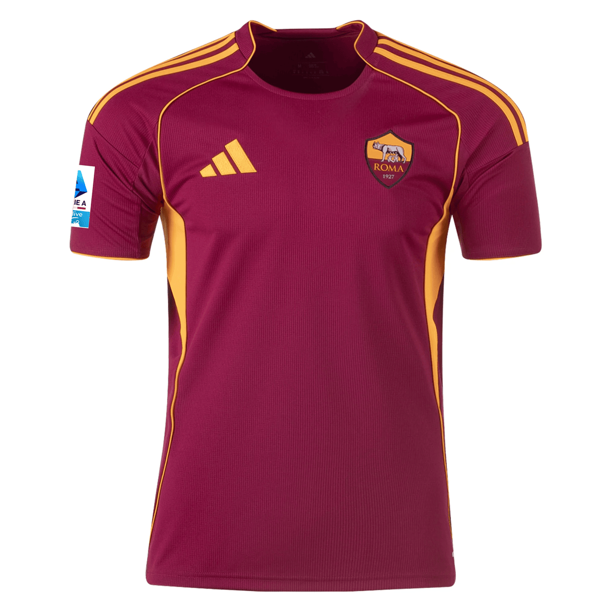 adidas Men's Roma Stephan El Shaarawy Home Jersey w/ Serie A Patch 25/26 (Burgundy) | SoccerWearhouse