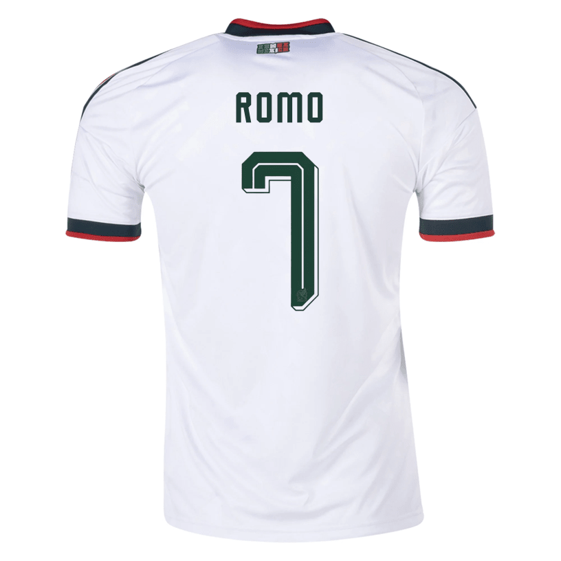 adidas Men's Romo Mexico 2026 Away Stadium Jersey (White) | SoccerWearhouse