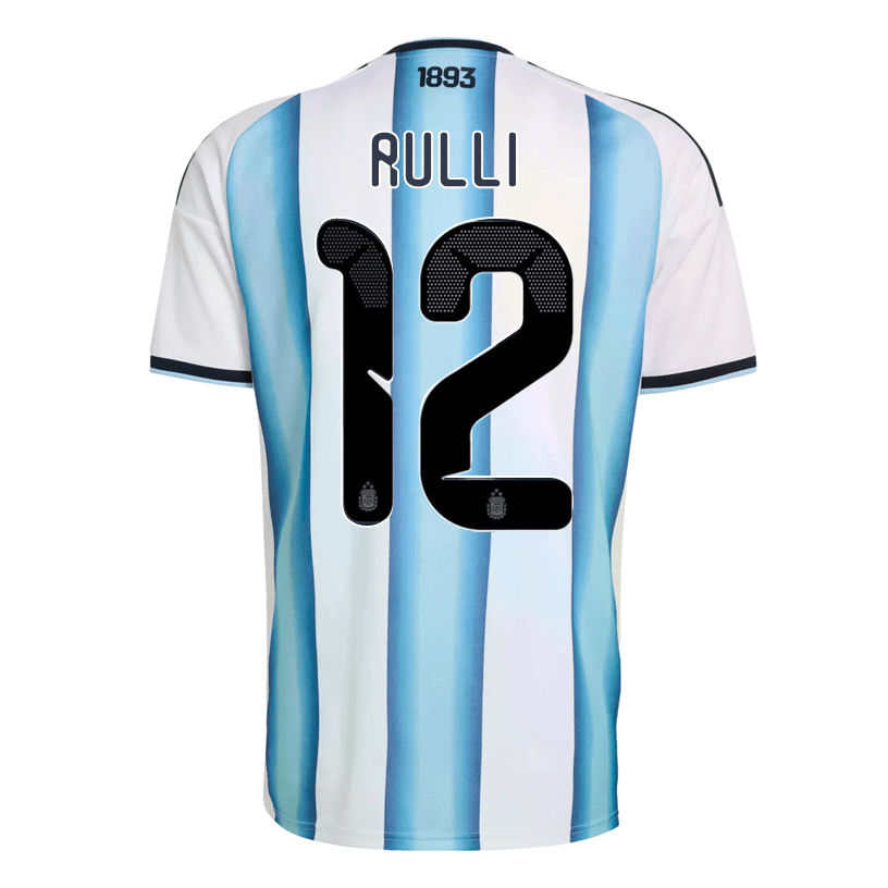 adidas Men's Rulli Argentina 2026 Home World Cup Jersey (White/Icey Light Blue) | SoccerWearhouse