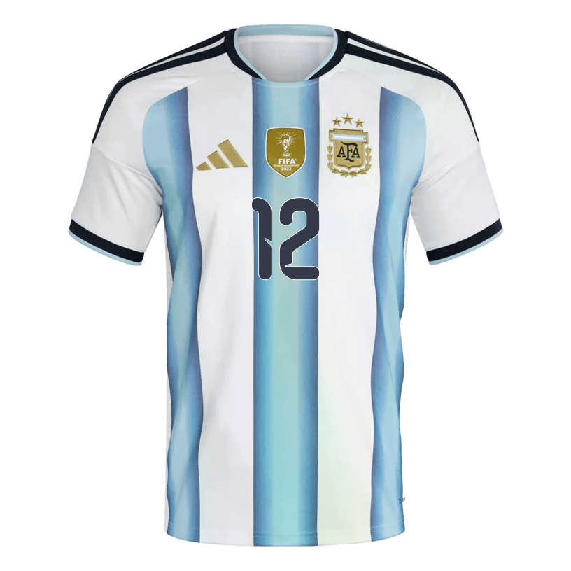 adidas Men's Rulli Argentina 2026 Home World Cup Jersey (White/Icey Light Blue) | SoccerWearhouse
