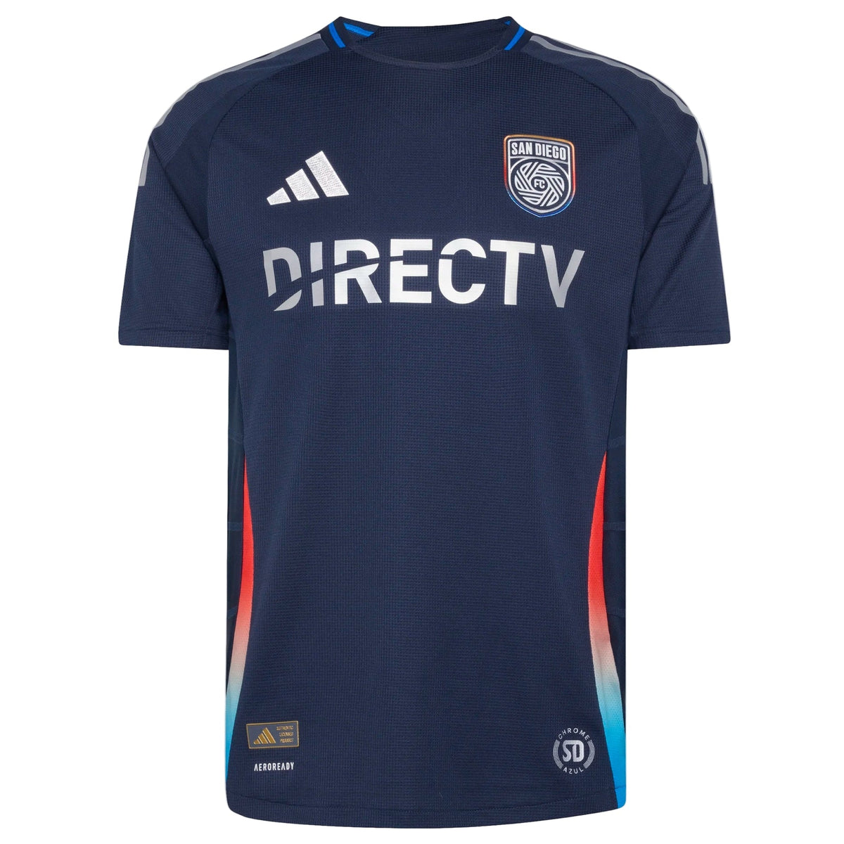 adidas Men's San Diego 25/26 Authentic Home Jersey (Navy/Multi) | SoccerWearhouse
