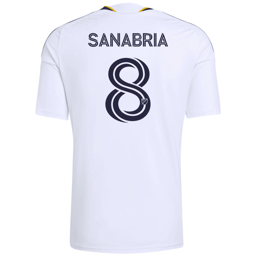 adidas Men's Sanabria LA Galaxy Home Stadium Jersey 26/27 (White) | SoccerWearhouse