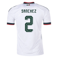 adidas Men's Sanchez Mexico 2026 Away Stadium Jersey (White)