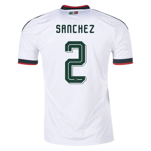 adidas Men's Sanchez Mexico 2026 Away Stadium Jersey (White)