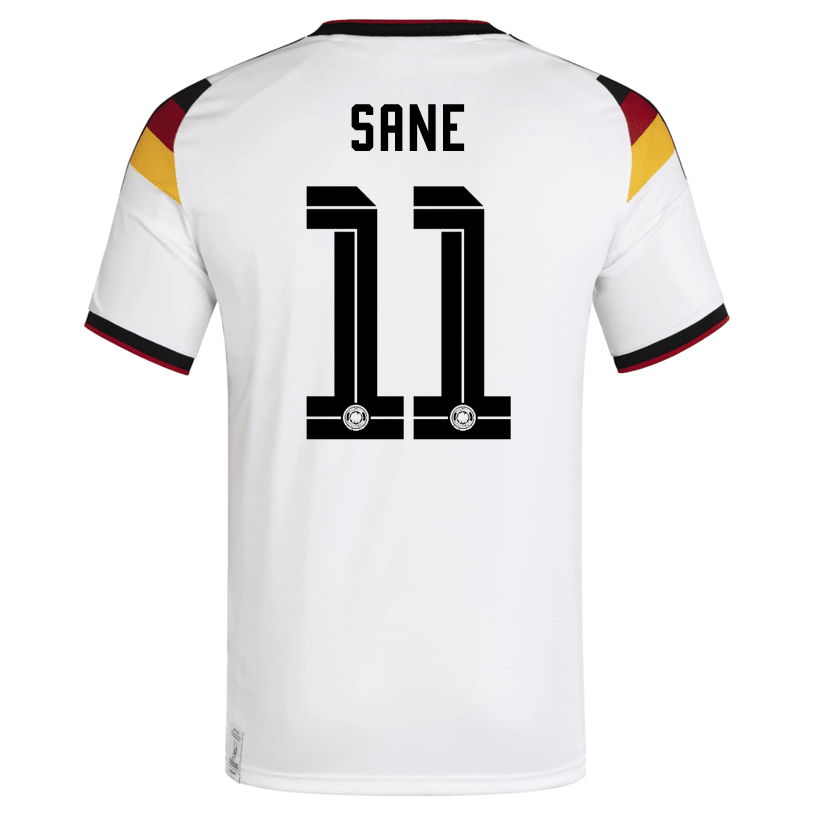 adidas Men's Sane Germany Home World Cup Jersey 2026 (White/Black) | SoccerWearhouse